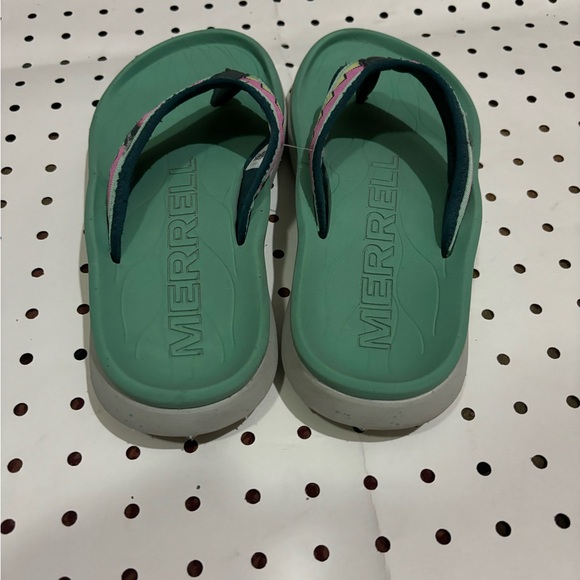 Merrell Hut Ultra Flip Flops For Women Seamoss Size 7 - Picture 3 of 6